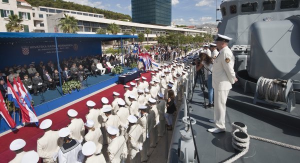Proslava Dana Hrvatske ratne mornarice u Splitu
