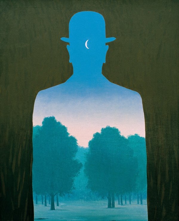'L’ami de l’ordre', René Magritte, ulje na platnu, 1964.