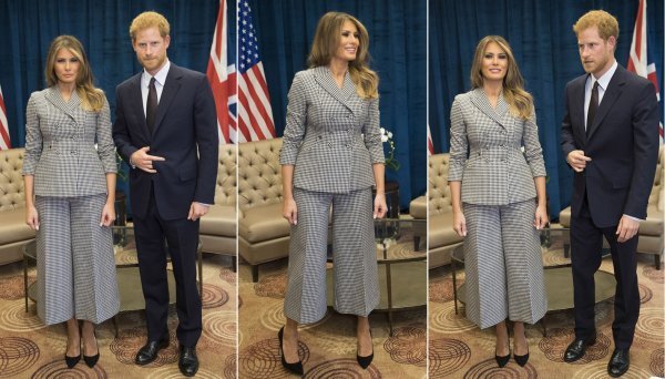 Princ Harry i Melania Trump