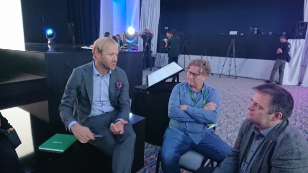 Jonas Kjellberg u razgovoru s hrvatskim novinarima tijekom Combisove konferencije 2017