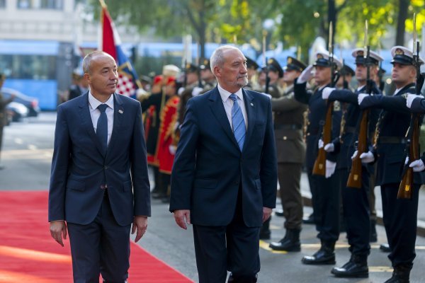 Ministri obrane Hrvatske i Poljske, Damir Krstičević i Antonio Macierewicz