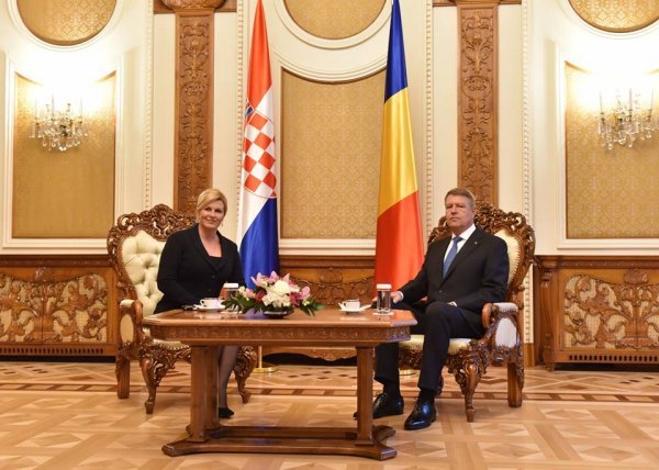 Kolinda Grabar Kitarović i Klaus Iohannis