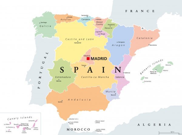 Španjolske pokrajine
