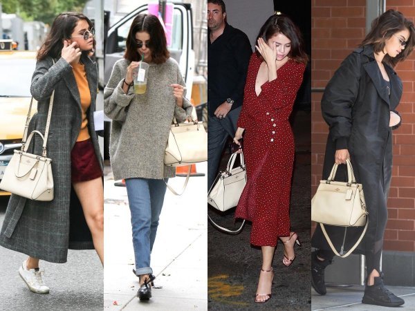Selena Gomez s omiljenom torbom