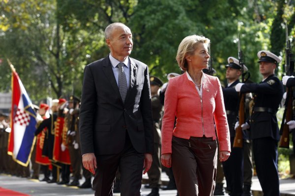 Damir Krstičević i Ursula von der Leyen