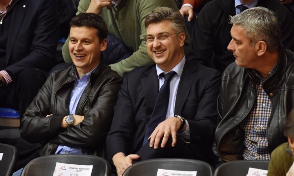 Nikola Rukavina, Andrej Plenković i Stojko Vranković
