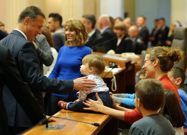 Jandroković i Plenković družili se s građanima u Hrvatskom saboru