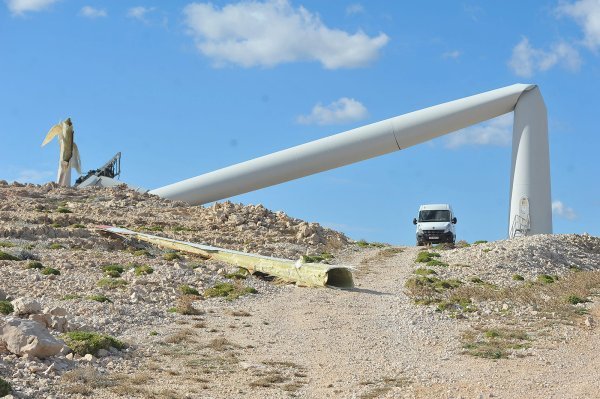 Srušila se vjetrenjača vrijedna 600.000 eura