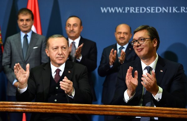 Recep Tayyip Erdogan i Aleksandar Vučić