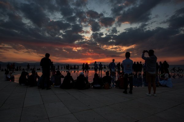 Zalazak sunca u Zadru