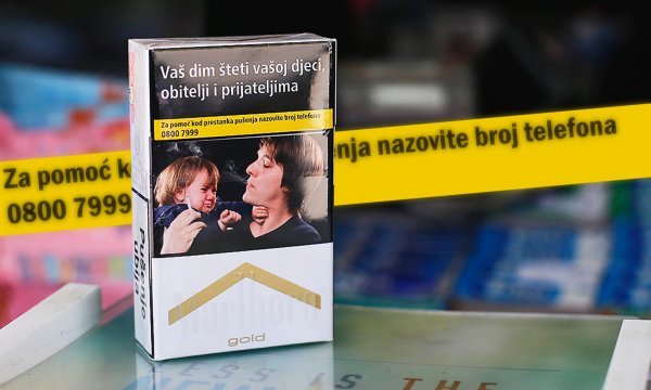 Duhandžije su popušili i posljedično se zaštitili jezivim fotografijama i porukama na kutijama cigareta