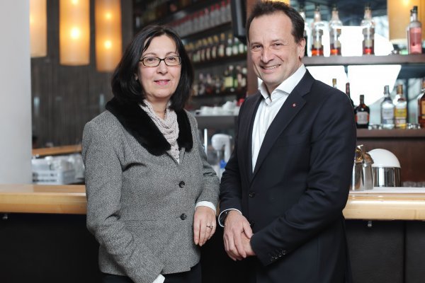 Dr. Renate Wimmer i Martin Lachout u zagrebačkom hotelu Arcotel Allegra