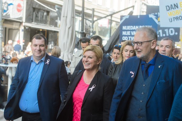 Kolinda Grabar Kitarović i Davor Božinović