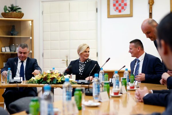 Kolinda Grabar Kitarović u Slavonskom Brodu