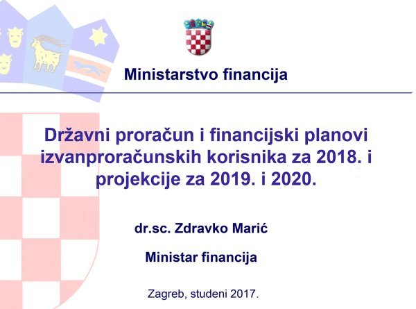Proračun za 2018. godinu