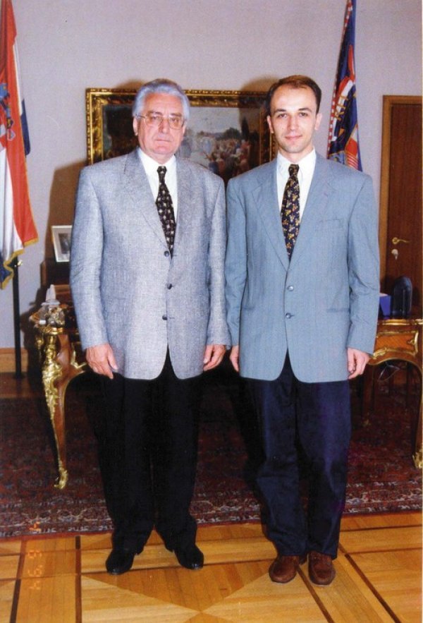 Franjo Tuđman i Krešimir Macan