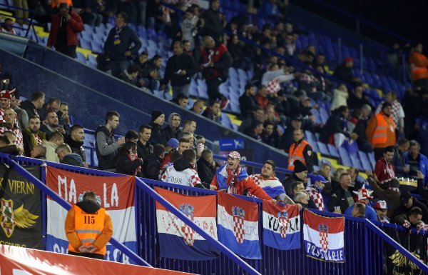 Hrvatski navijači na Maksimiru