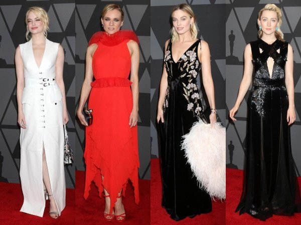Slavne dame na dodjeli počasnih Oskara