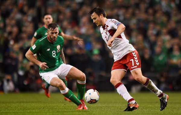 Republika Irska - Danska ( Daryl Murphy vs William Kvist)