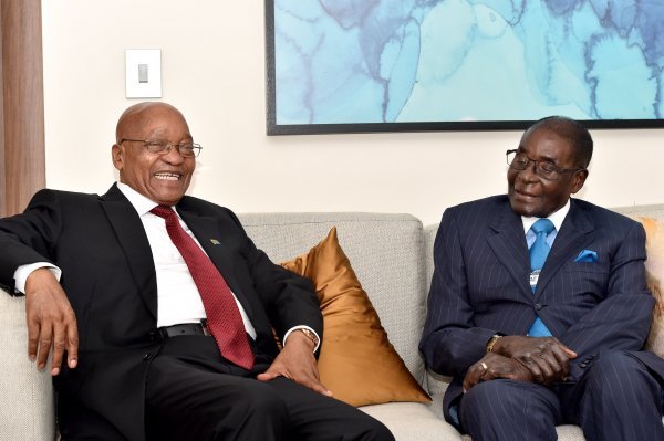 Jacob Zuma i Robert Mugabe