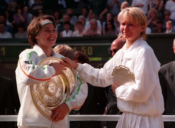 Jana Novotna i Martina Hingis