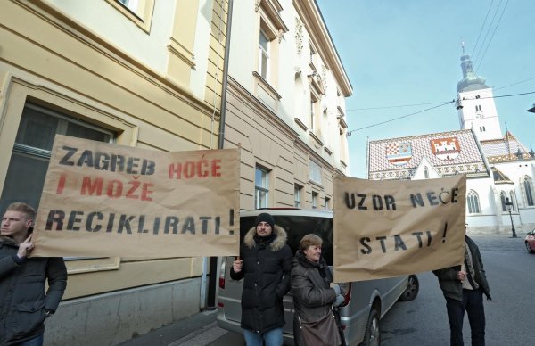 Prosvjed Zelene akcije i Uzora