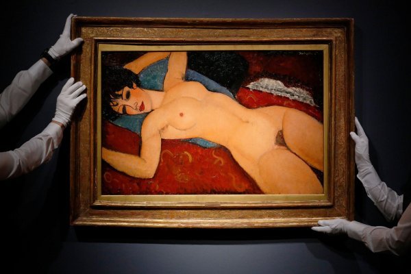 'Ležeći akt', Amedeo Modigliani