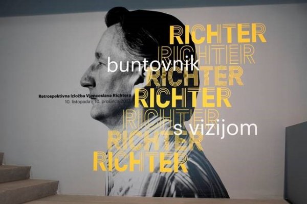Ulaz u postav izložbe Vjenceslava Richtera u MSU