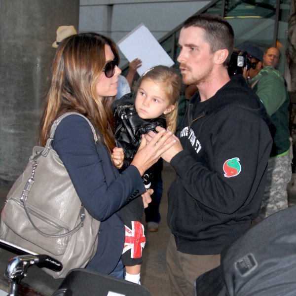 Christian Bale sa suprugom Sandrom Blazic i kćerkom
