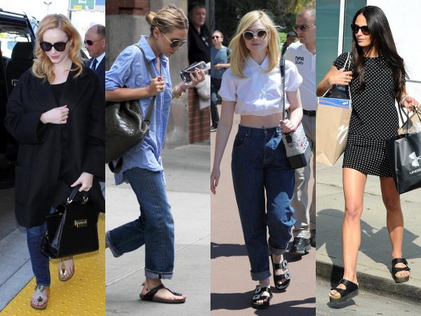 Slavne dame u natikačama Birkenstock