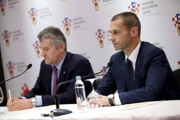 Davor Šuker i Aleksander Čeferin