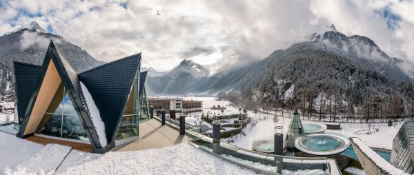 Aqua Dome im Winter © AQUA DOME - Tirol Therme Längenfeld, Fotograf: Alexander Lohmann
