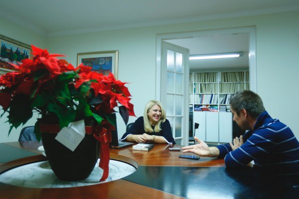 Vesna Škare Ožbolt u razgovoru s novinarom tportala Antom Srzićem 