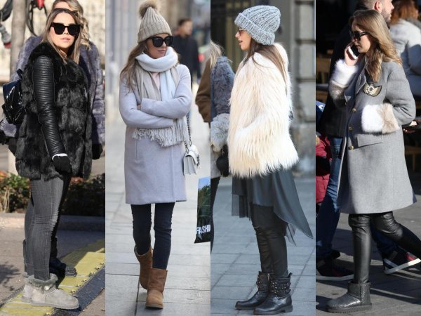 Zimska moda u centru Zagreba