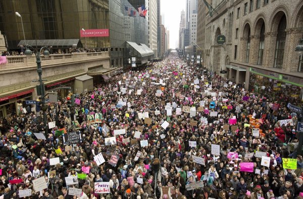 Marš žena protiv Donalda Trumpa u siječnju 2017.