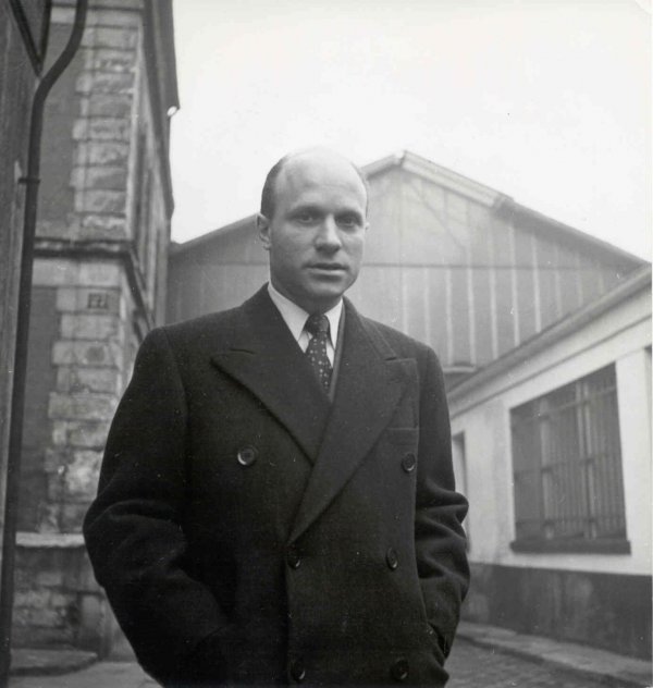 Marcel Bich, osnivač kompanije Bic, u Clichyju 1953. godine