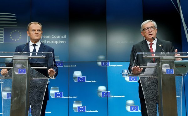 Donald Tusk i Jean-Claude Juncker