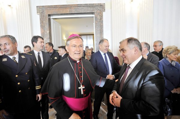 Primanje kod nadbiskupa Barišića