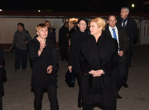 Predsjednica na misi s beskućnicima u Centru za beskućnike na Gazi