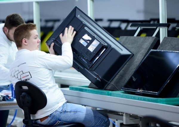 m san, televizori, tvornica, industrija