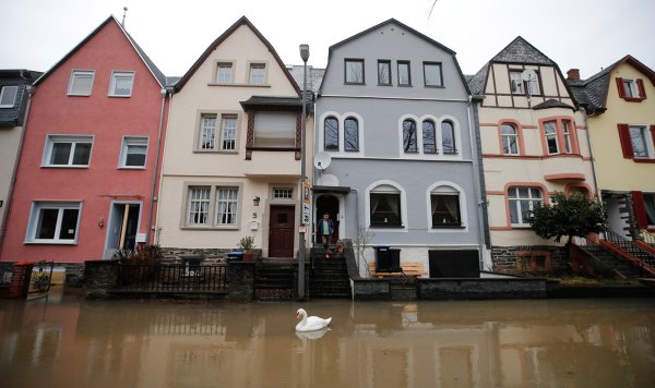 Izlijevanje rijeke Moselle u Bernkastel-Kues