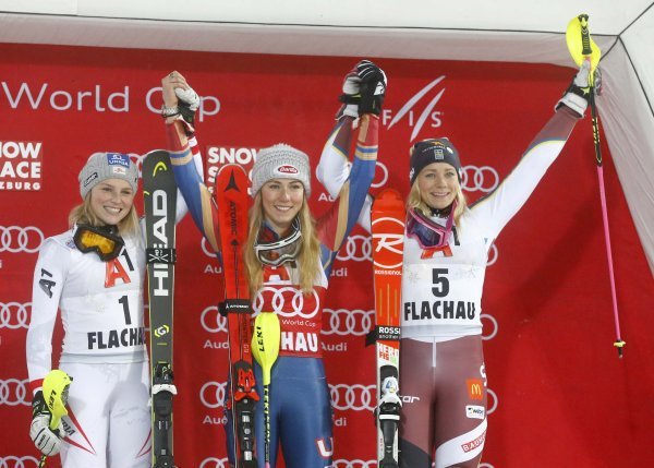 Bernadette Schild, Mikaela Shiffrin, Frida Hansdotter (2)