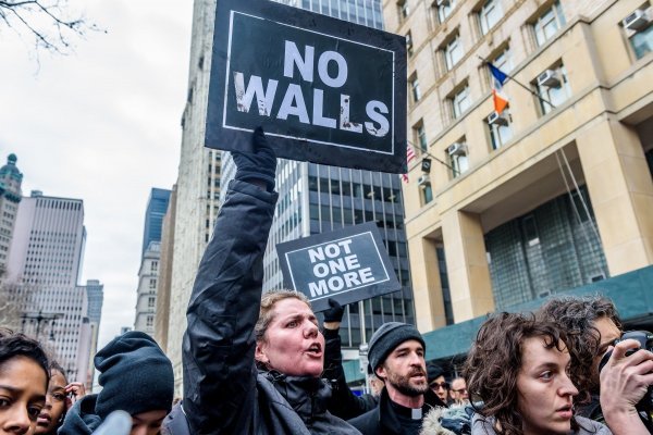 Prosvjed protiv deportacija u New Yorku