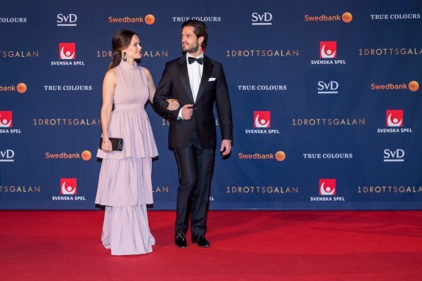 Princ Carl Philip i princeza Sofia na Swedish Sports crvenom tepihu u Stocholmu