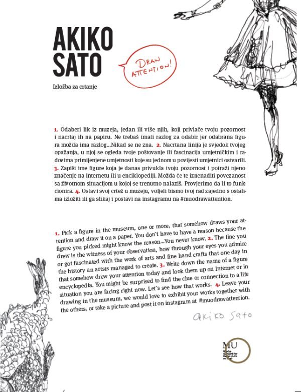 Akiko poziv posjetiteljima