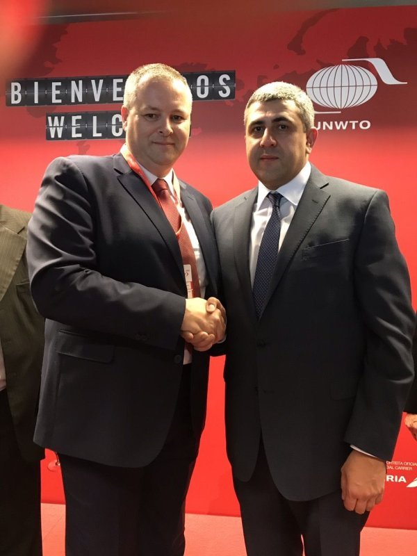 Direktor HTZ-a Kristjan Staničić i generalni tajnik UNWTO-a Zurab Pololikashvili