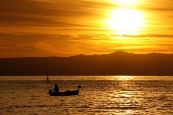 Zalazak sunca u Makarskoj