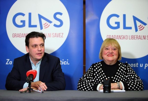 Konferencija za medije stranke GLAS