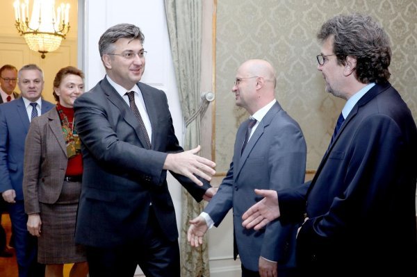 Andrej Plenković, Slaven Bačić, Tomislav Žigmanov