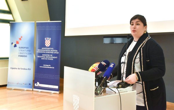 Ministrica regionalnog razvoja i EU fondova Gabrijela Žalac predstavlja rezultate rada u 2017.